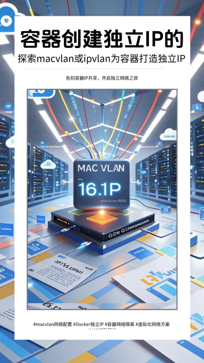 使用macvlan或ipvlan为容器创建独立ip